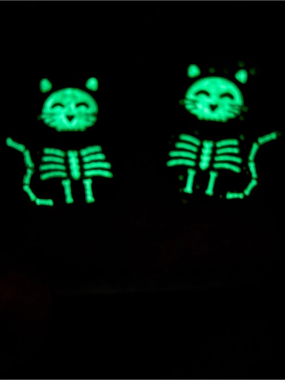 BaubleBar Scaredy Cat Earrings Glow-in-the-Dark Cat Earrings NWT